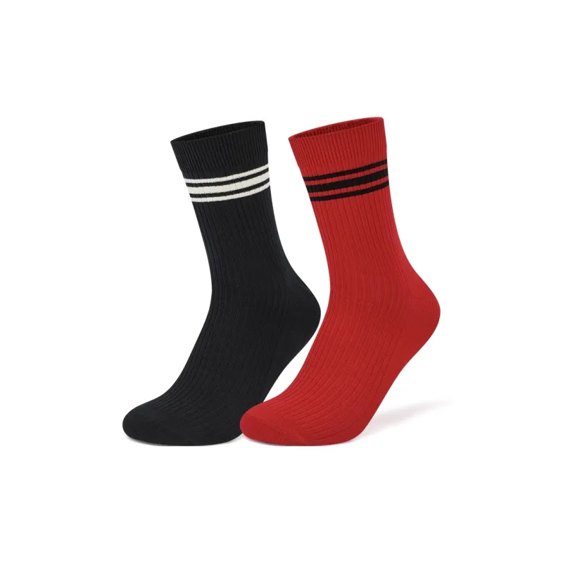 XTEP Knee High Socks Men's 2 Pack-0