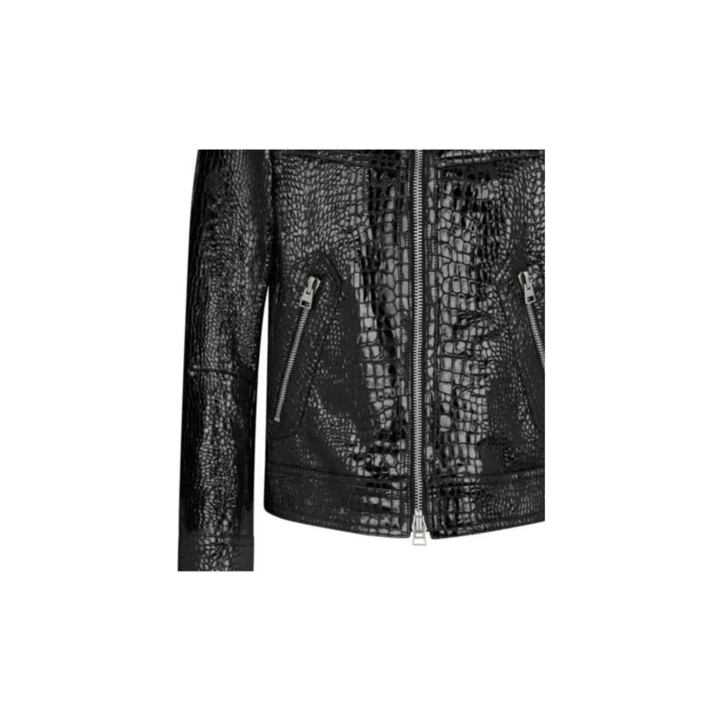 TOM FORD Leather Jackets Men Black-1