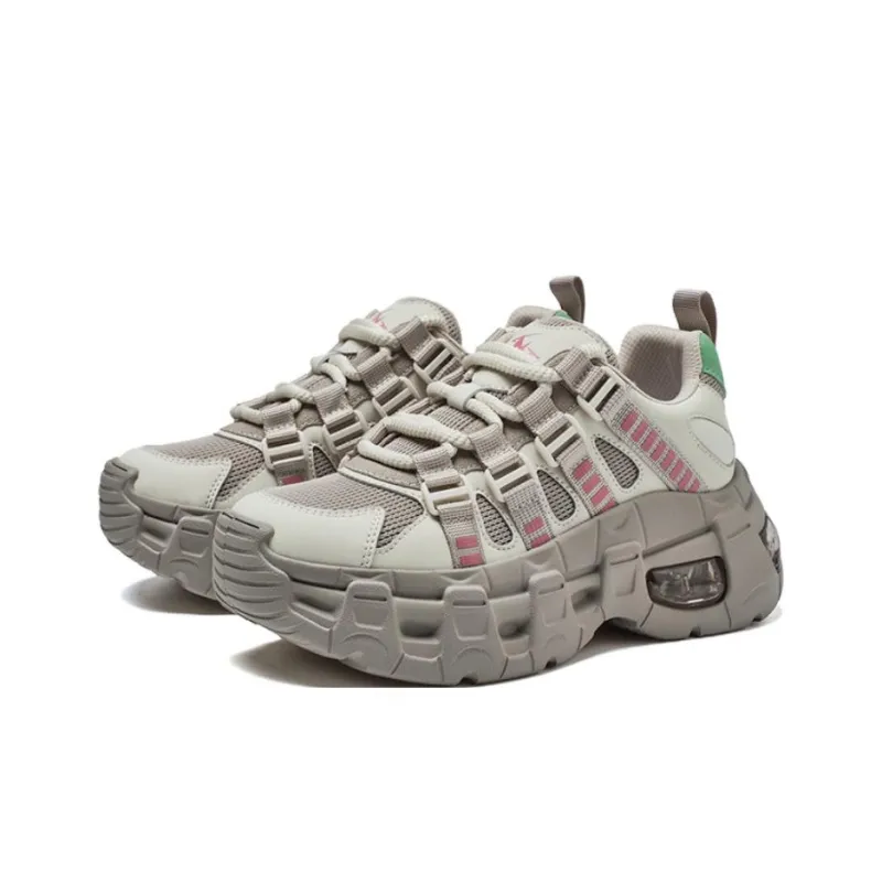 FAIRWHALE Low-Top Chunky Sneakers-7