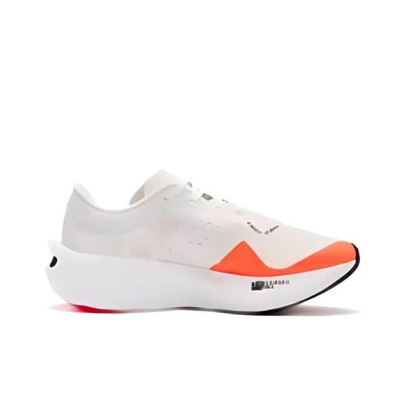 QIAODAN Flying Shadow PB4.0 Anti Slip Wear Resistant Low Top Carbon Plate Running Shoes Women's White Red-1