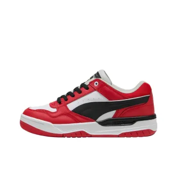 PUMA REBOUND Anti Slip Wear Resistant Low Top Skateboard Shoes Men's Red White