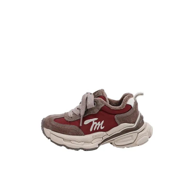 Teenmix Lightweight Shock Absorbers Low Top Kids Lifestyle Shoes Burgundy Kids'-0