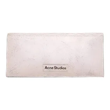 Acne Studios Cow Leather Wallet Large Size Women's Light Pink