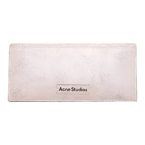 Acne Studios Cow Leather Wallet Large Size Women's Light Pink