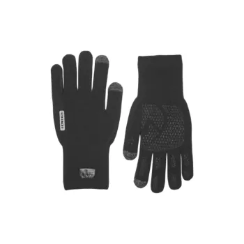 SEALSKINZ Wool Knit Gloves Unisex Black