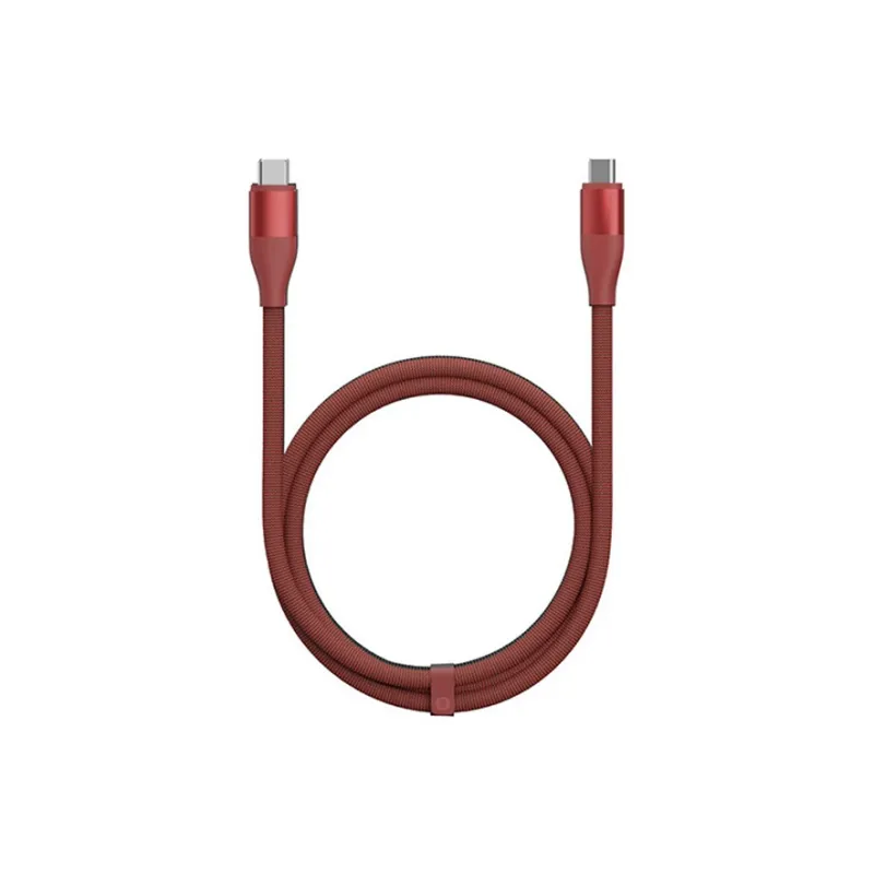 MI 6A Dual Type C High Speed Woven Cable 1 Meter Dual Type C Compatible With Xiaomi Apple Huawei Cell Phones Cables-0