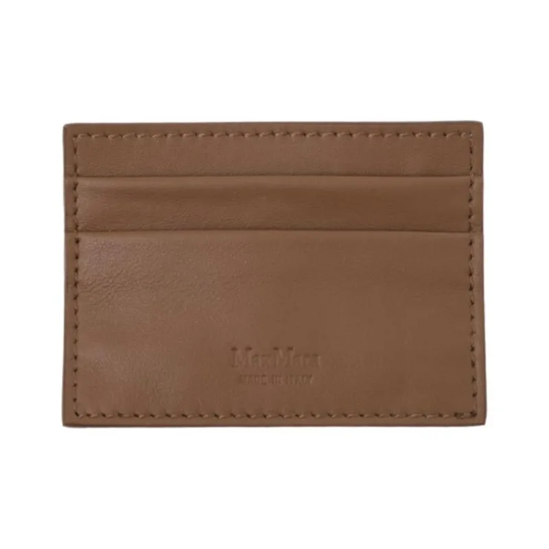 MaxMara Cow Leather Handbag Unisex Camel-5