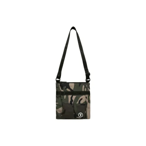 Aape Fabric Shoulder Bag Unisex Green