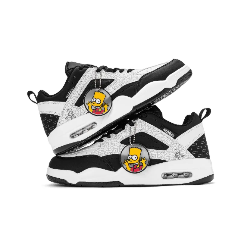 The Simpsons Cushioning Coverage Height Increasing Balance Wear Resistant Lightweight Skateboard Shoes Unisex-4
