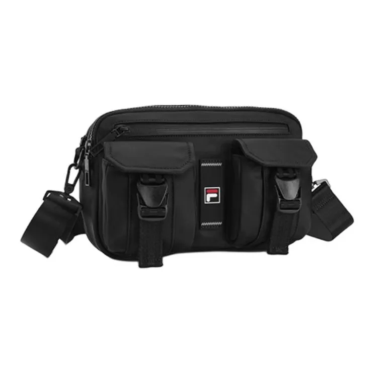 FILA Fabric Crossbody Bag Extra Small Men's Black-2