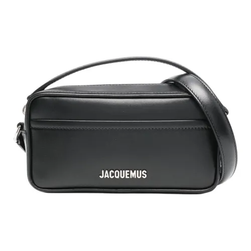 Jacquemus Calfskin One Shoulder Handbag Men's Black