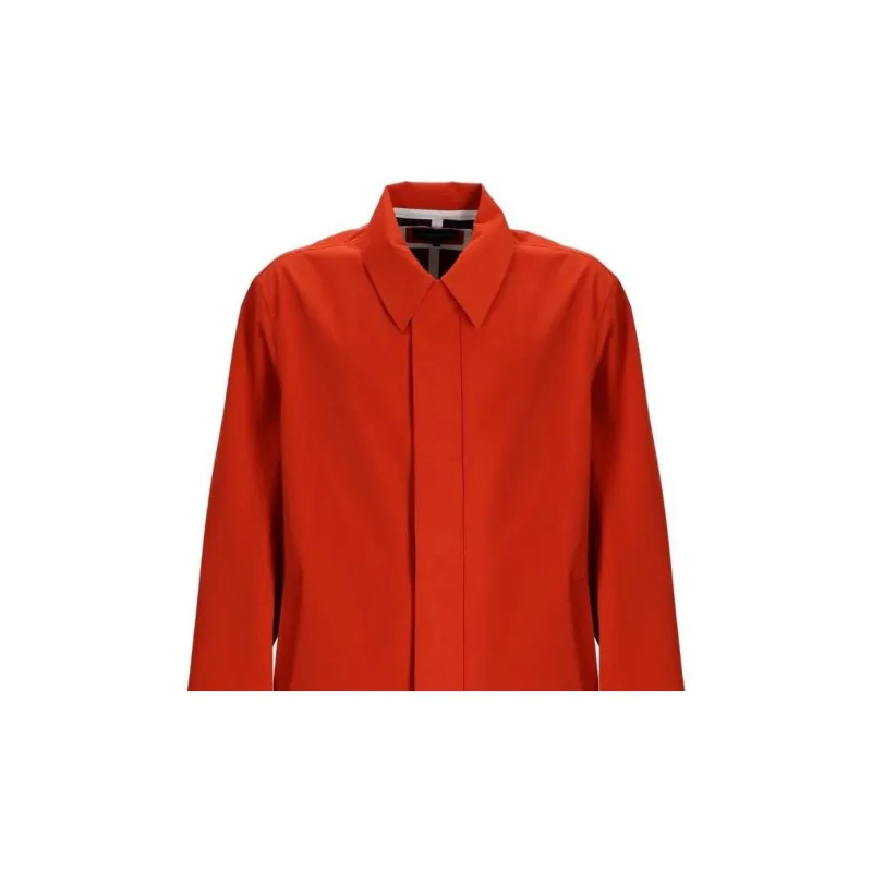 EMPORIO ARMANI SS22 Trench Coat Men's Red-4