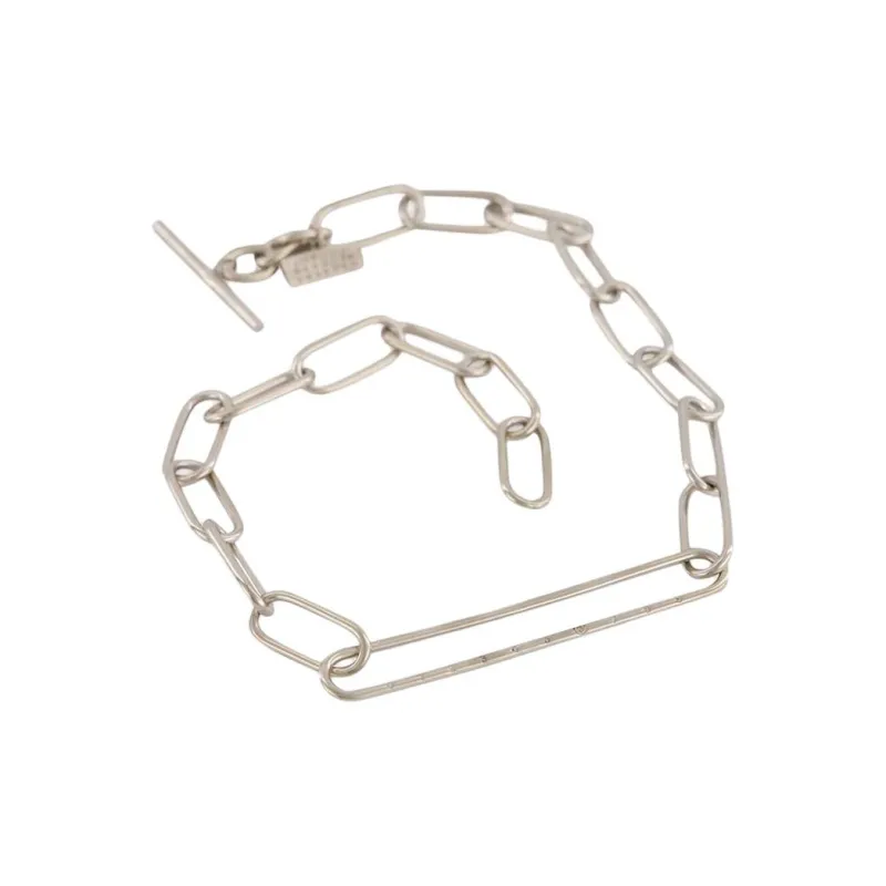 MM6 Maison Margiela Metal Elongated Necklace-2