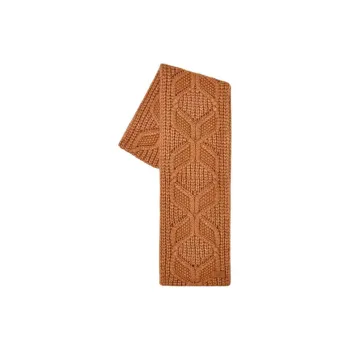 UGG Acrylic Knit Scarves Women's Brown