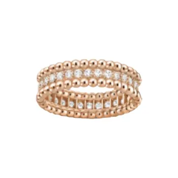 Van Cleef & Arpels Diamond Rings Women's Rose Gold