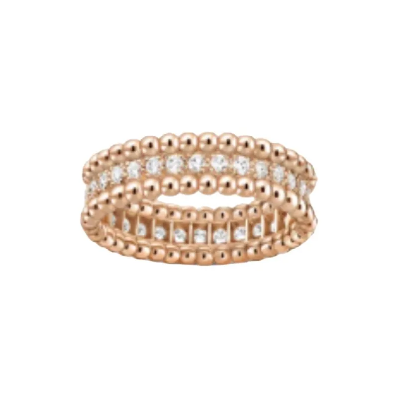 Van Cleef & Arpels Diamond Rings Women's Rose Gold-0