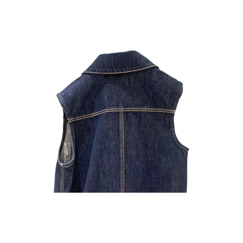CHANEL Tank Tops Women's Dark Blue-5