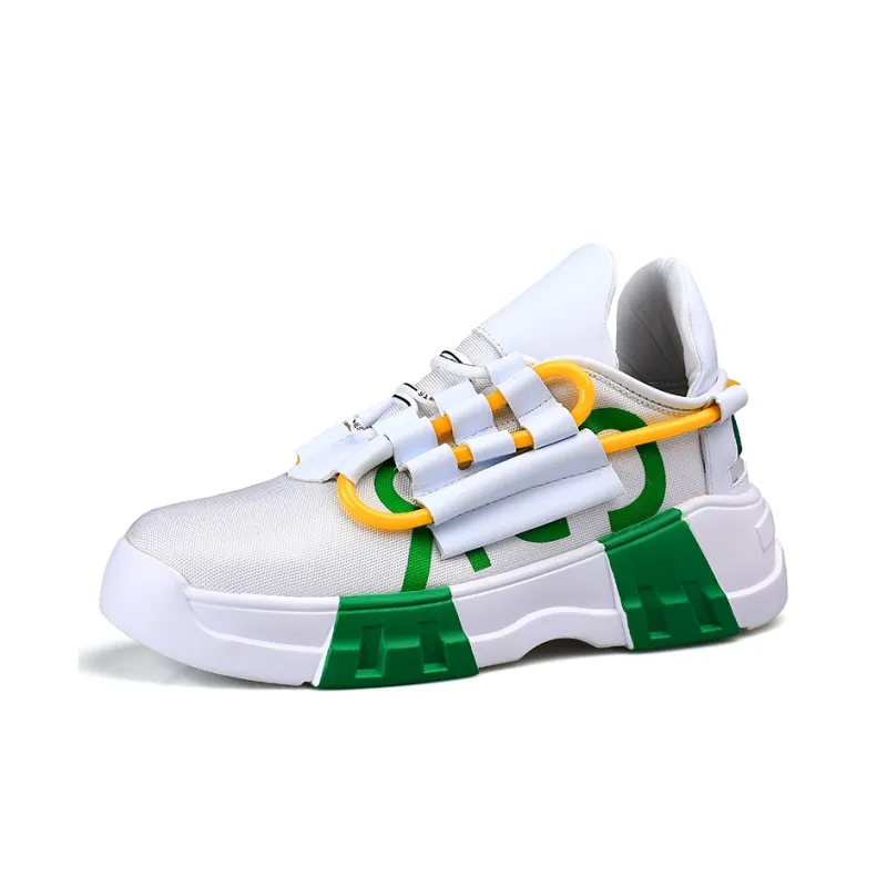 Kangaroo Head Slip Resistant Low Top Chunky Sneakers Men's-6
