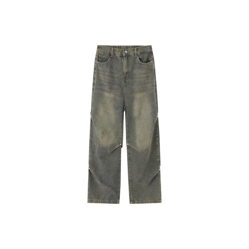 PAINT STAIN Jeans Unisex Dark Purple-191