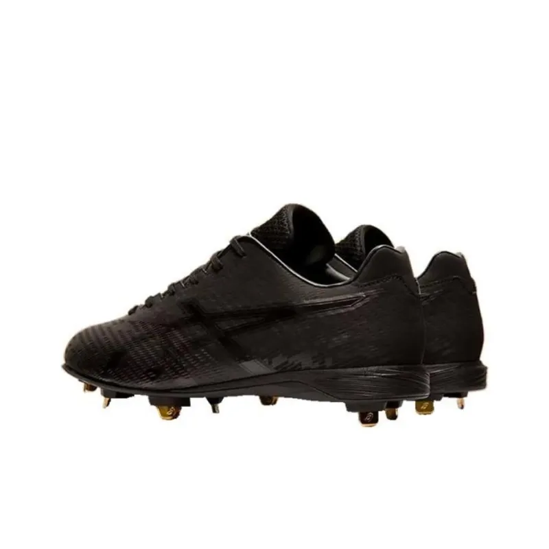 Asics Goldstage Low Top Upper Height Abrasion Resistant Slip Resistant Functionality Baseball Shoes Men's Black-2