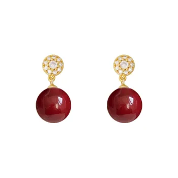 ONEKISS Gold Plated Copper Earrings Women's