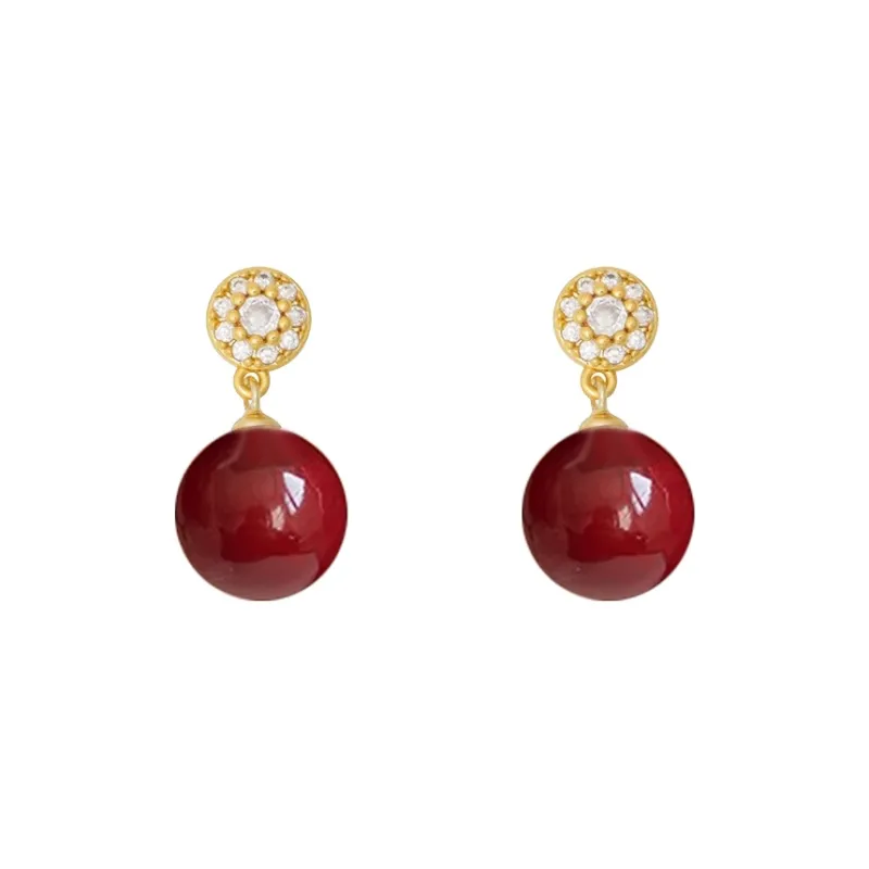 ONEKISS Gold Plated Copper Earrings Women's-0
