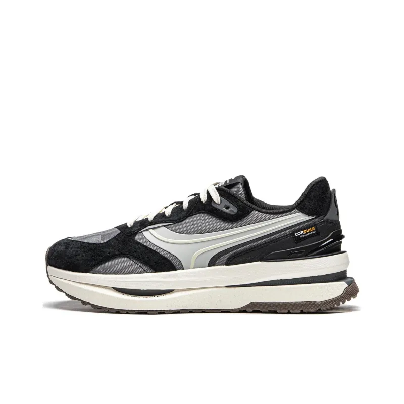 LiNing Zhengrong Cushioning Anti Slip And Wear Resistant Balance Rebound Low Top Casual Shoes Unisex Black Gray-0
