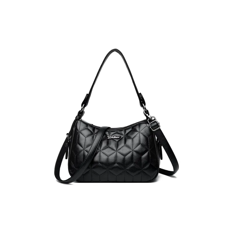 BGAY PU Crossbody Bag Handbag Shoulder Bag Women's Black-2
