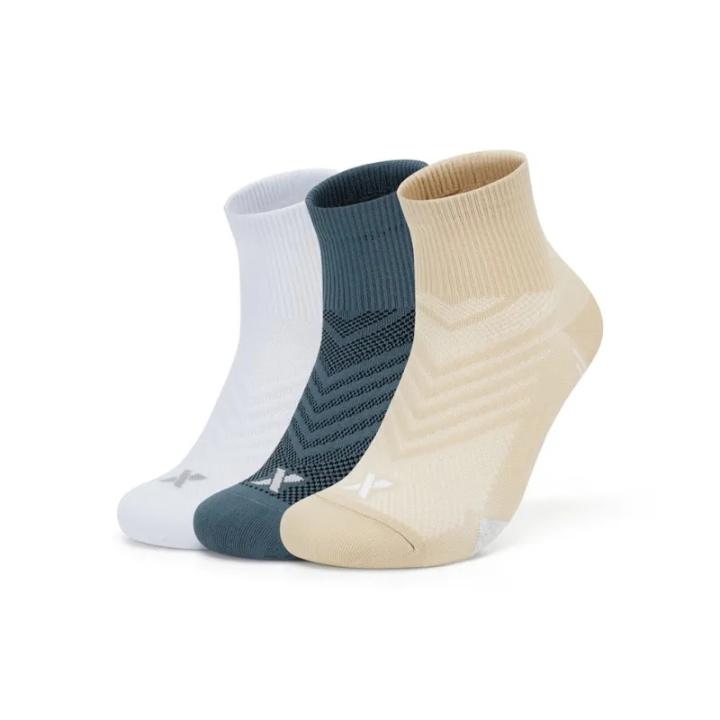 XTEP Variety Training Collection Mid Calf Socks Men's 3 Pack-0