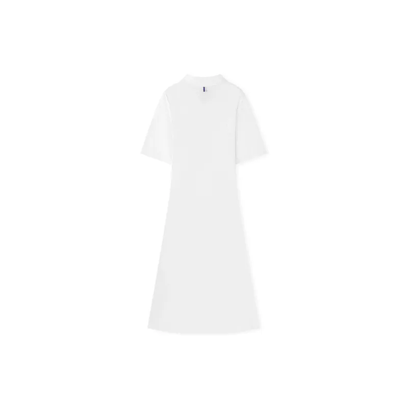 Skechers Short Sleeved Dress Women's Bright White-1