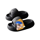 Black[Rich Woman Slippers]EVA Platform