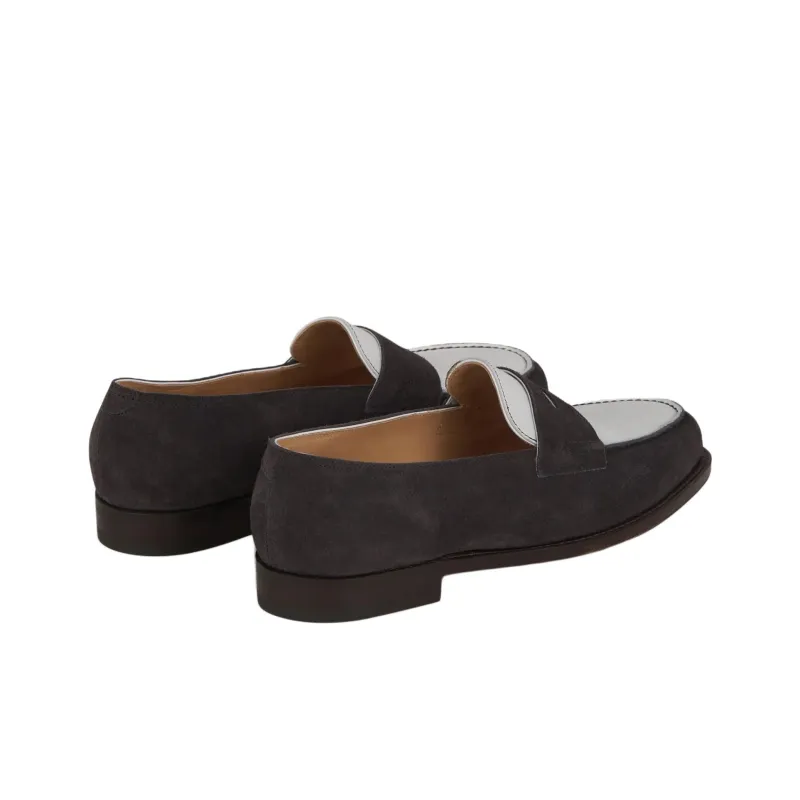 JOHN LOBB Lopez Loafers Men's Dark Brown-3