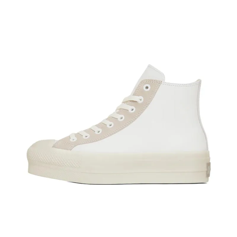 Converse All Star Anti Slip Wear Resistant High Top Skateboard Shoes Unisex White-0
