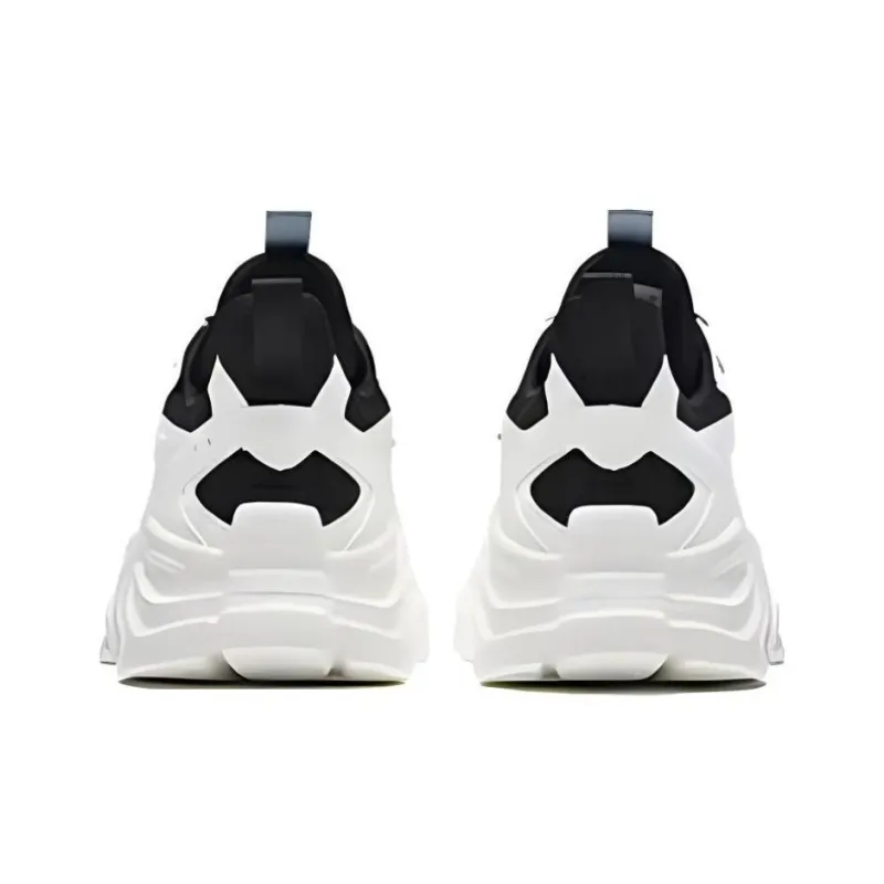 Anta Anti Slip Wear Resistant Low Top Casual Shoes Men's White Black-3
