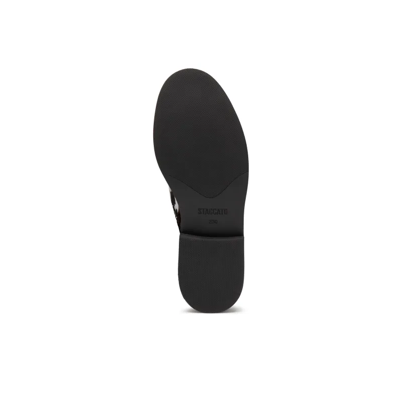 Staccato British Trio Casual Single Shoes Women's Noble Black-4