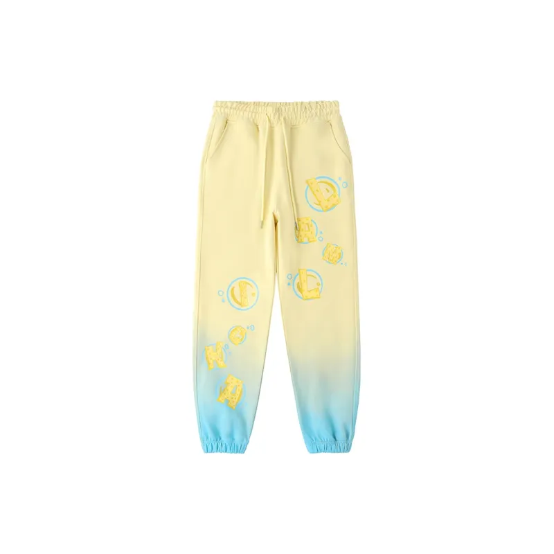 LAMLICKA Casual Pants Unisex Light Yellow-0