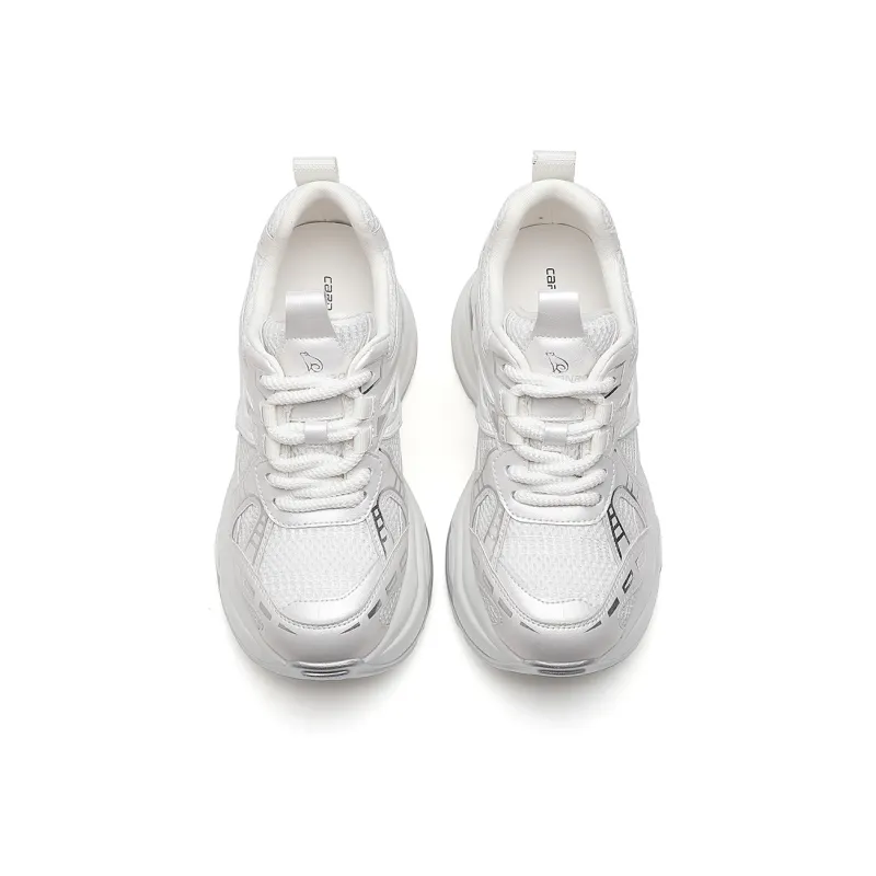 CARDANRO Small sized Sky Vegetables Anti Slip And Wear Resistant Height Increasing Low Top Chunky Sneakers Women's-4