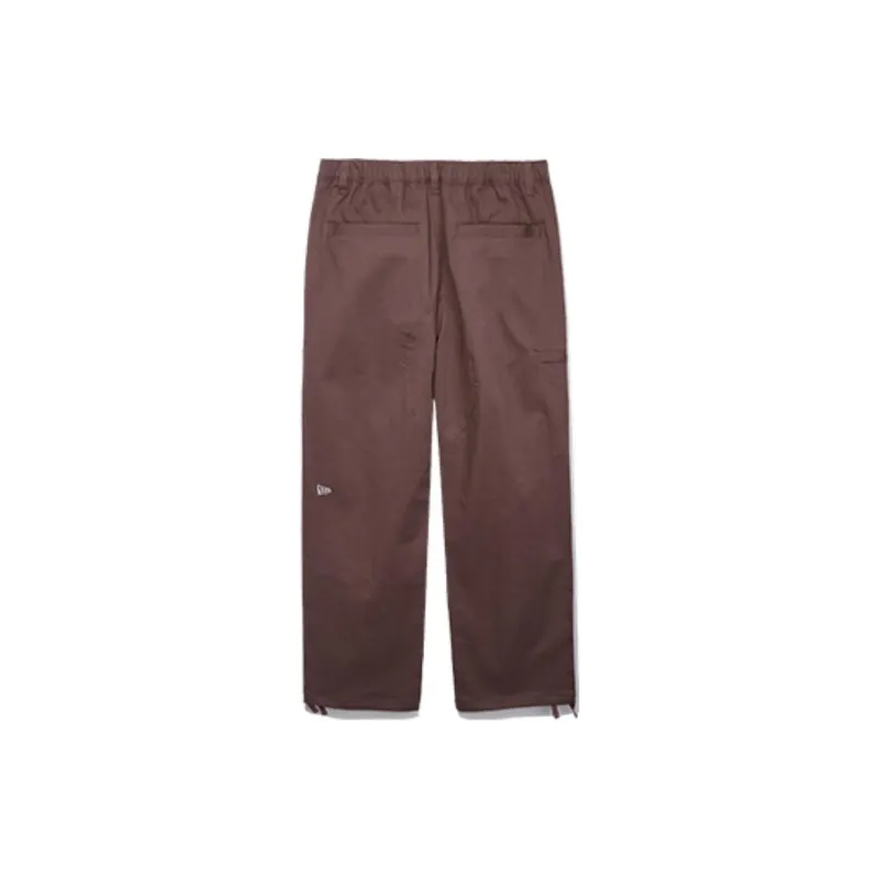 New Era Casual Pants Unisex Brown-1