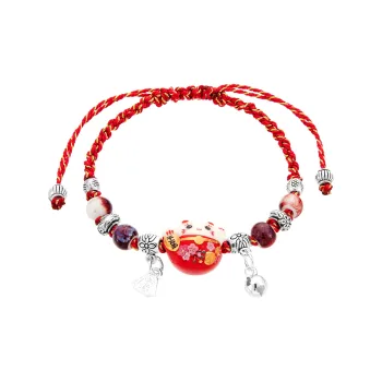 CLARKIA FLOWER Ceramic Bracelets Unisex