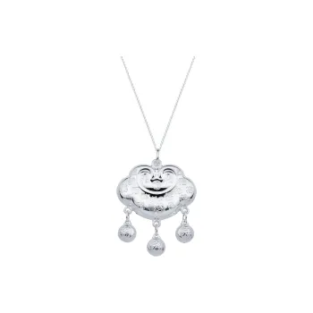 Shunqin Silver Building S999 Silver Pendants Unisex