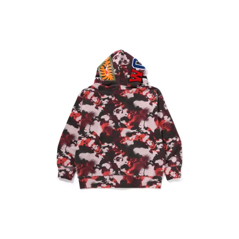 Bape Map Camo Shark Full Zip Hoodie-4