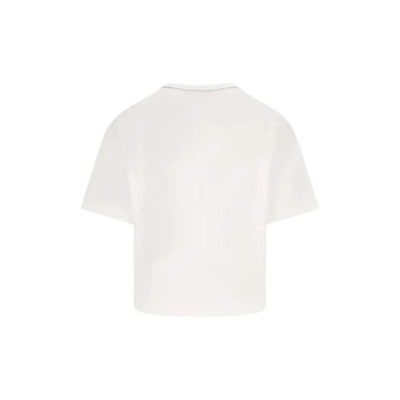 Brunello Cucinelli Monili Chain Detailed T Shirt-1