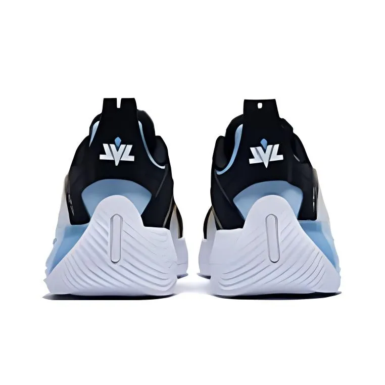 361° Cushioning Low Top Training Shoes Men's White Blue-2