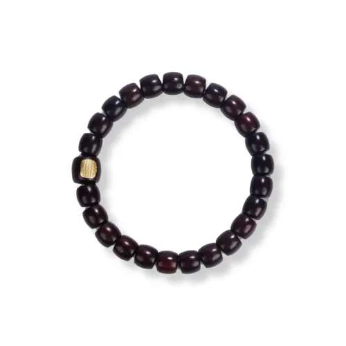 TIANTAISHAN Small Leaf Red Sandalwood Precious Wood Bracelets Unisex