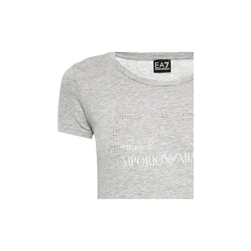 EMPORIO ARMANI EA7 T Shirts Women's Gray-4