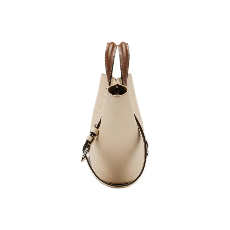 Maison Margiela Soft Leather Handbag Trumpets Women's Almond-1