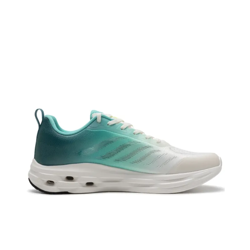 XTEP Breathable Lightweight Low Top Running Shoes Men's White Green-5