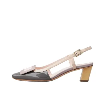 Roger Vivier Covered Buckle Slingback Pumps