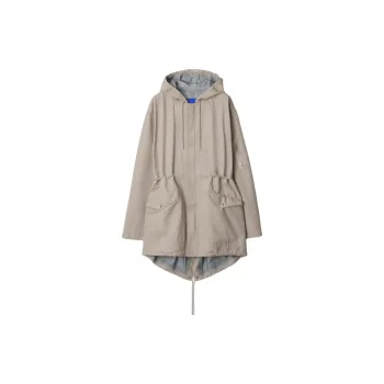 Burberry Coats Men Gray