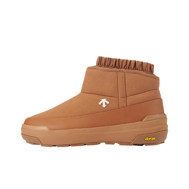 DESCENTE Abrasion Resistant Slip Resistant Short Snow Boots Unisex Brown-0